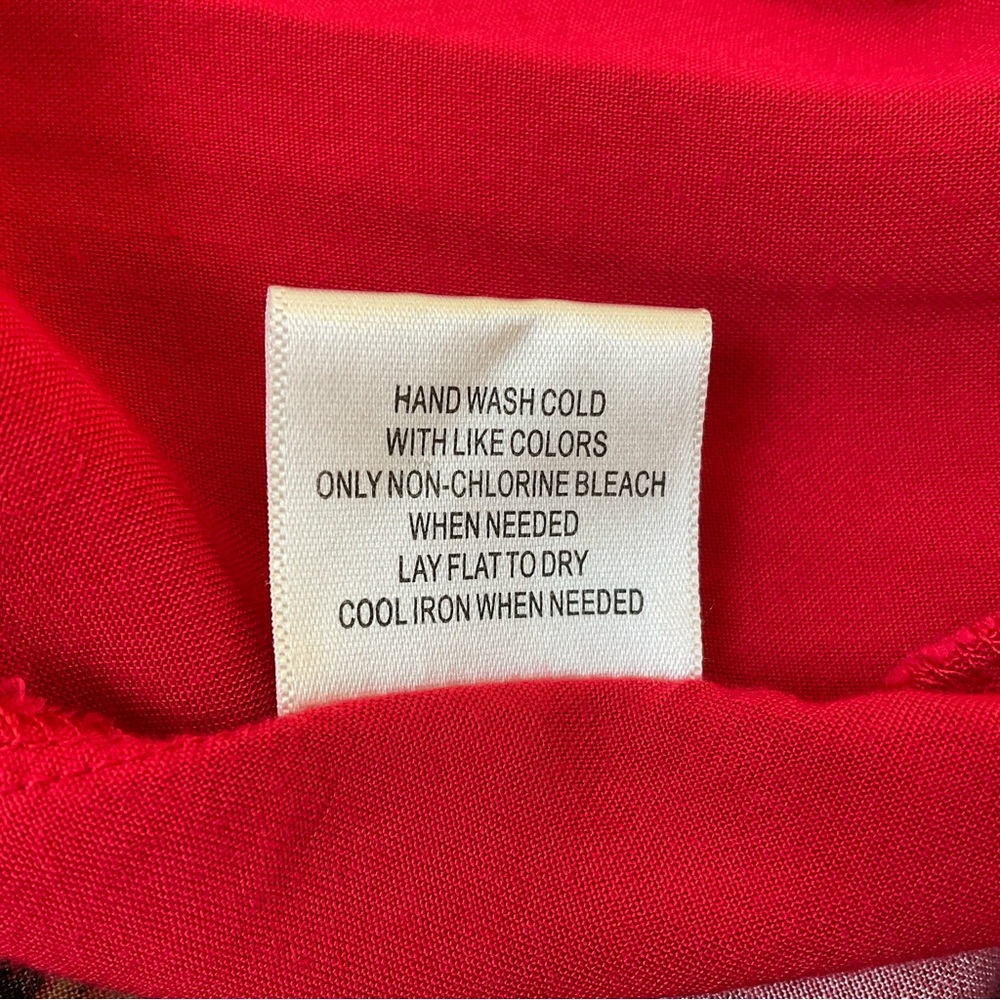 ModCloth Red Cat Print Fit & Flare Dress S - Picture 16 of 16